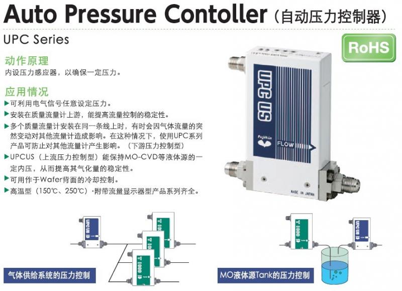 FUJIKIN流量計自動壓力控制器